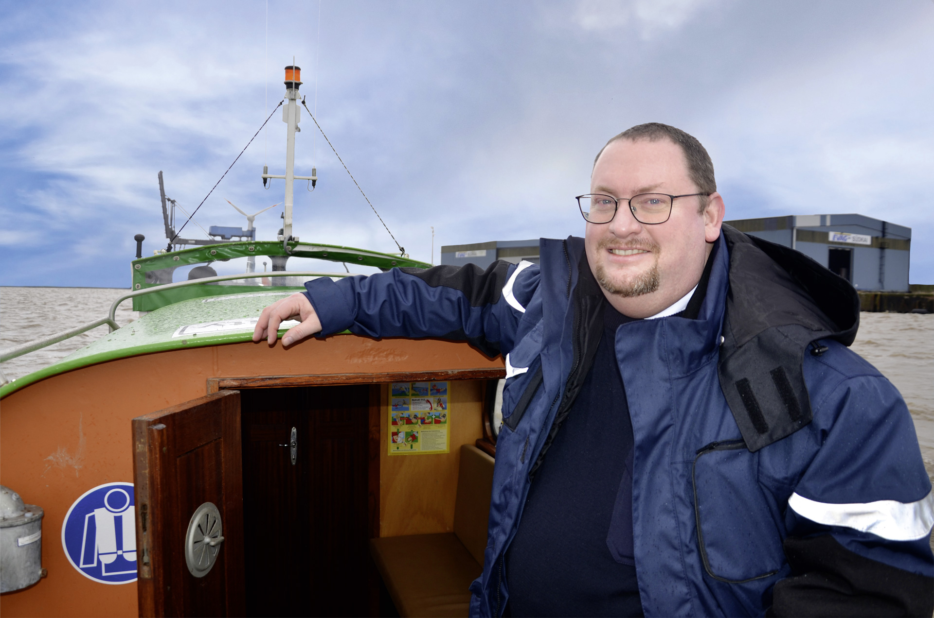 Der Anker im Emder Hafengeschehen Logistics Pilot