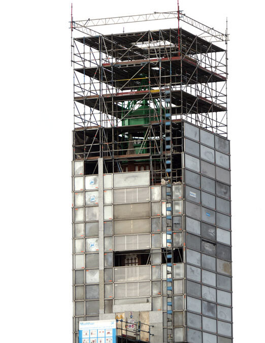 Steel dome shines in former glory