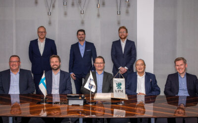 Anker Schiffahrt unterzeichnet Vertragsverlängerung mit UPM-Kymmene