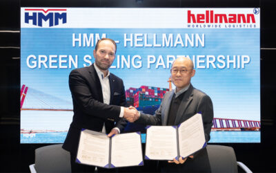 Hellmann partners with HMM Green Sailing Service
