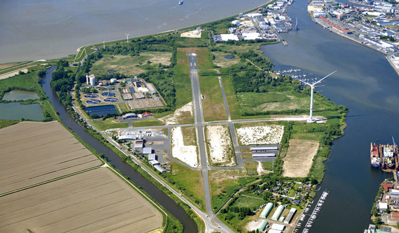 BLG hat Fläche am Flughafen Luneort angemietet