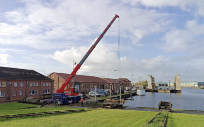 New crane for East Frisian ports