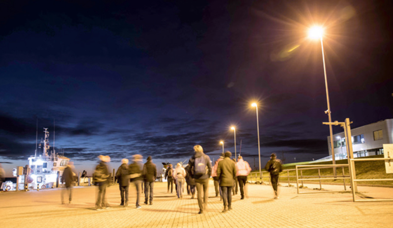 Lichtblicke im Hafen Norddeich