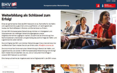 BHV-Kompetenzatlas Weiterbildung ist online