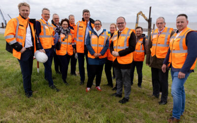 Großschiffsliegeplatz in Emden schreitet voran